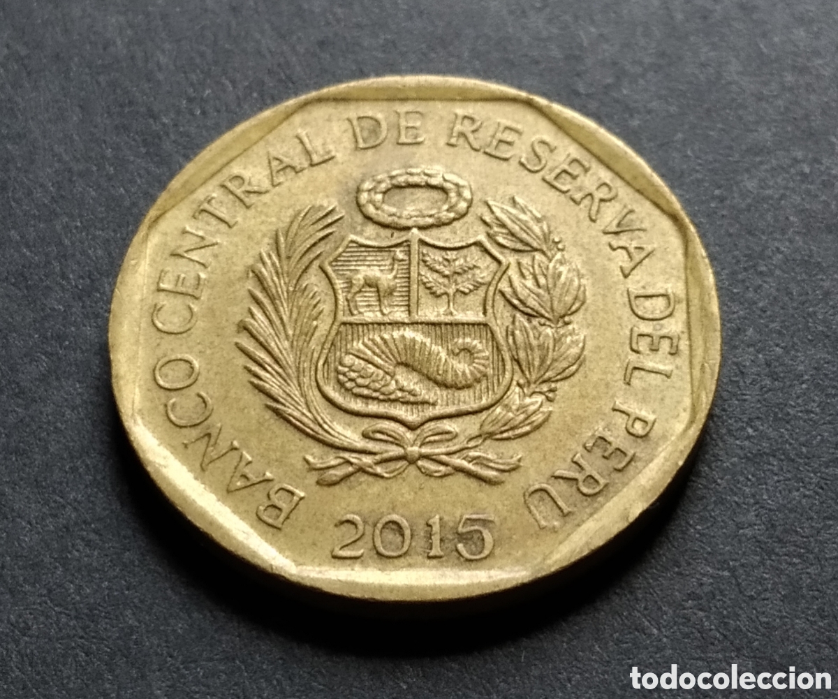 Monedas antiguas de Am&eacute;rica: MONEDA - PER&Uacute; 10 CENTIMOS 2015 - Foto 4