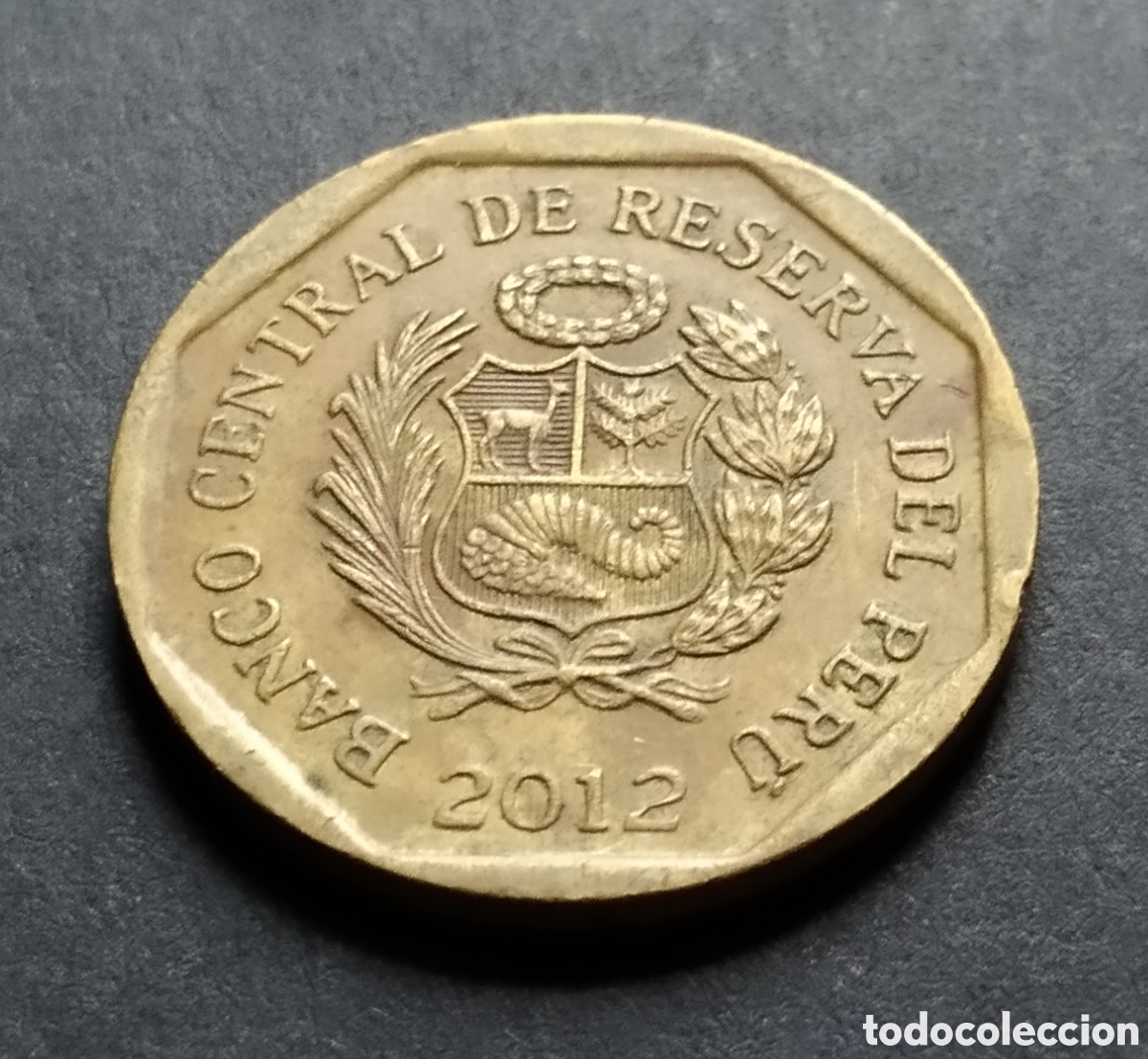 Monedas antiguas de Am&eacute;rica: MONEDA - PER&Uacute; 10 CENTIMOS 2012 - Foto 4