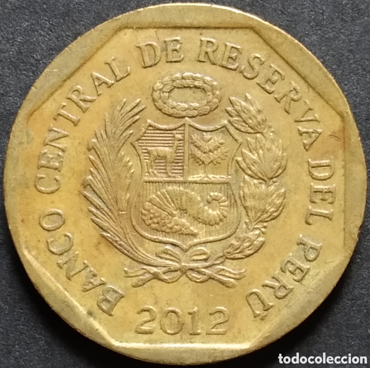 Monedas antiguas de Am&eacute;rica: MONEDA - PER&Uacute; 10 CENTIMOS 2012 - Foto 2