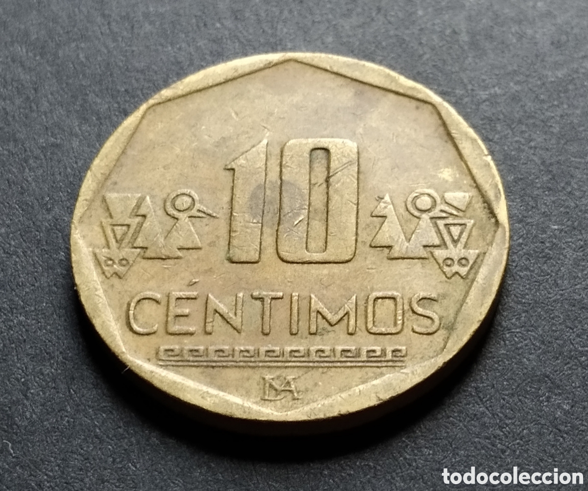Monedas antiguas de Am&eacute;rica: MONEDA - PER&Uacute; 10 CENTIMOS 2012 - Foto 3