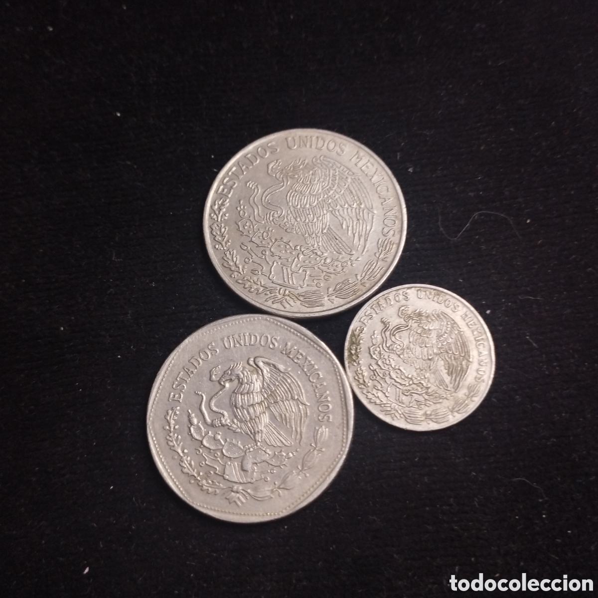 Monedas antiguas de Am&eacute;rica: Lote de 3 monedas. M&eacute;xico. - Foto 2