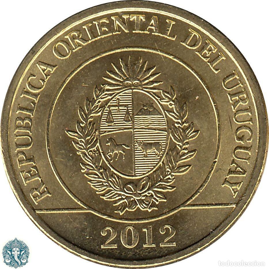 Monedas antiguas de Am&eacute;rica: URUGUAY 2 Pesos 2012 KM#136 - Foto 2
