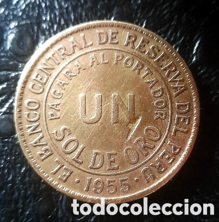 Monedas antiguas de Am&eacute;rica: UN SOL PER&Uacute; A&Ntilde;O 1955 - Foto 2
