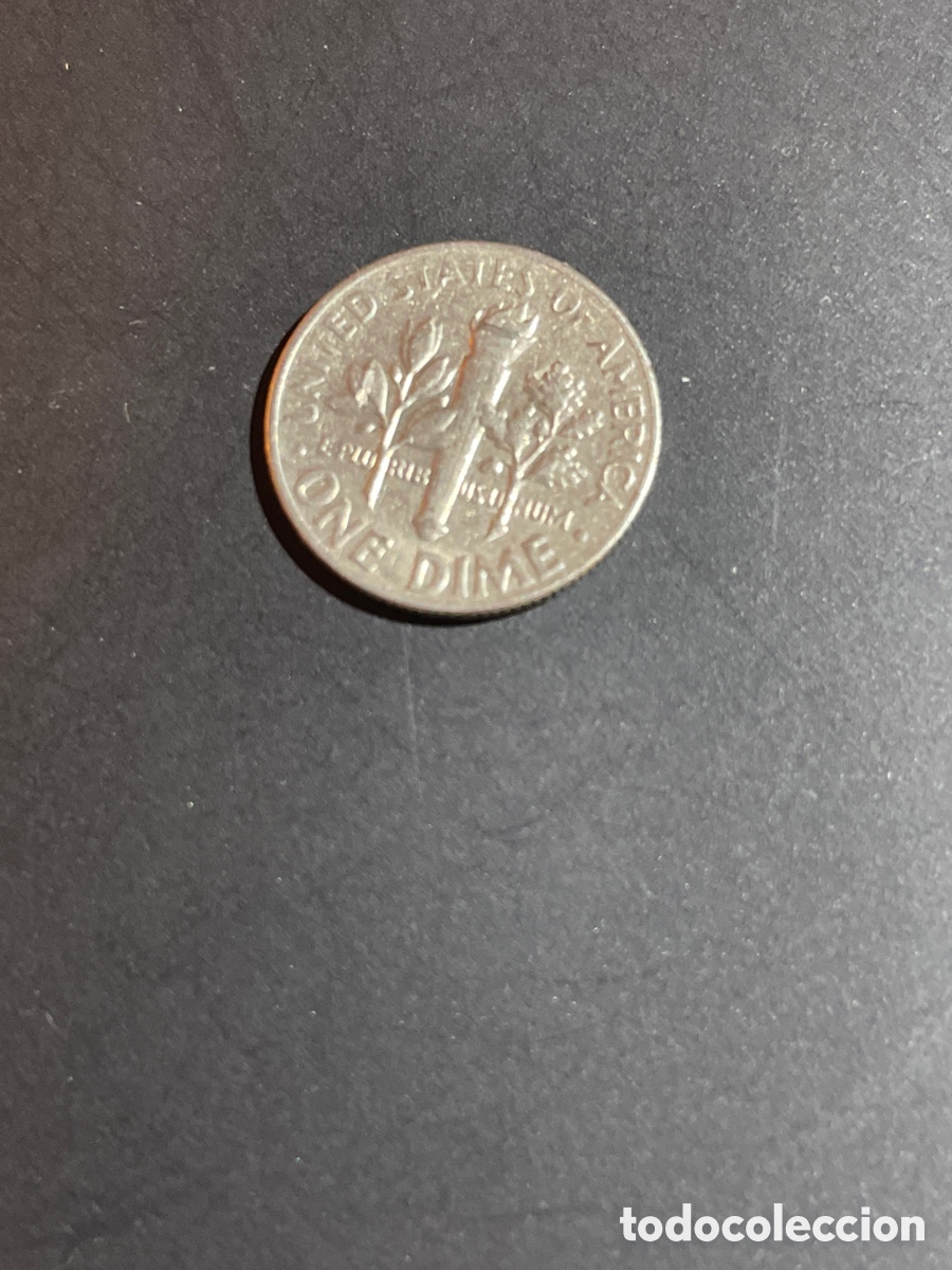 Monedas antiguas de Am&eacute;rica: ONE dime EEUU a&ntilde;o 1967 - Foto 2