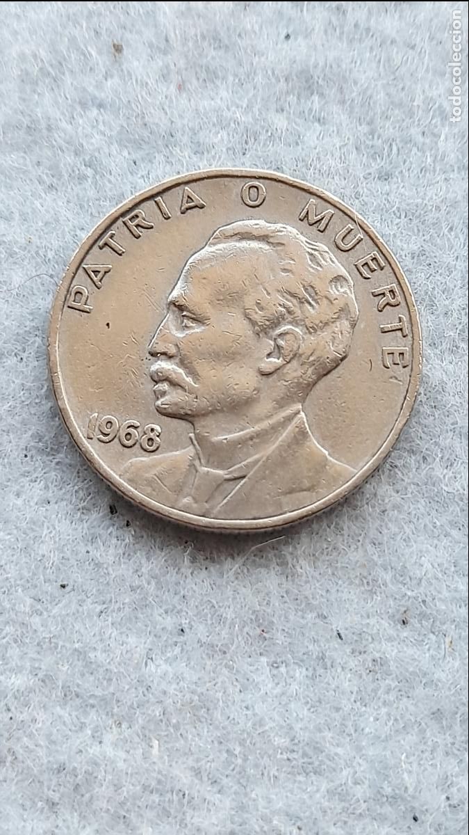 Monedas antiguas de Am&eacute;rica: Cuba. 20 Centavos. A&ntilde;o 1968. - Foto 1