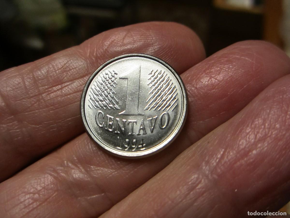 Monedas antiguas de Am&eacute;rica: MONEDA DE BRASIL DE 1 CENTAVO DE 1994 SC - Foto 2