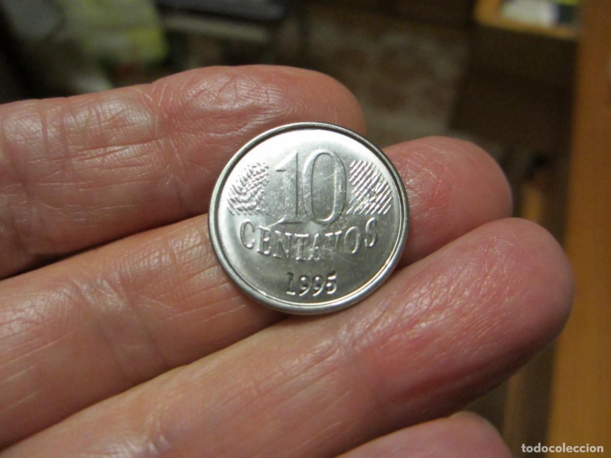 Monedas antiguas de Am&eacute;rica: MONEDA DE BRASIL DE 10 CENTAVOS DE 1995 SC - Foto 2