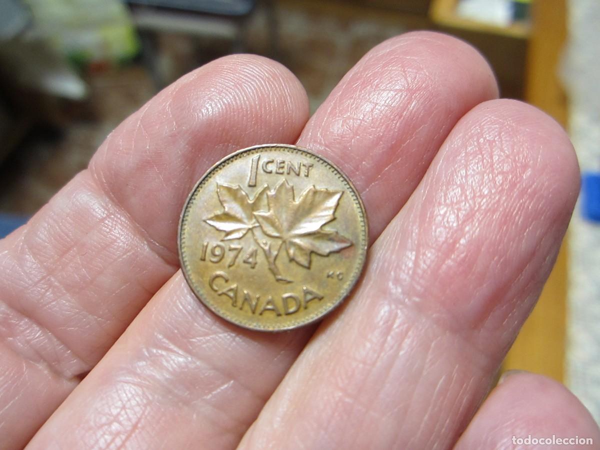 Monedas antiguas de Am&eacute;rica: MONEDA DE CANADA DE 1 CENTAVO DE 1974 SC- - Foto 2
