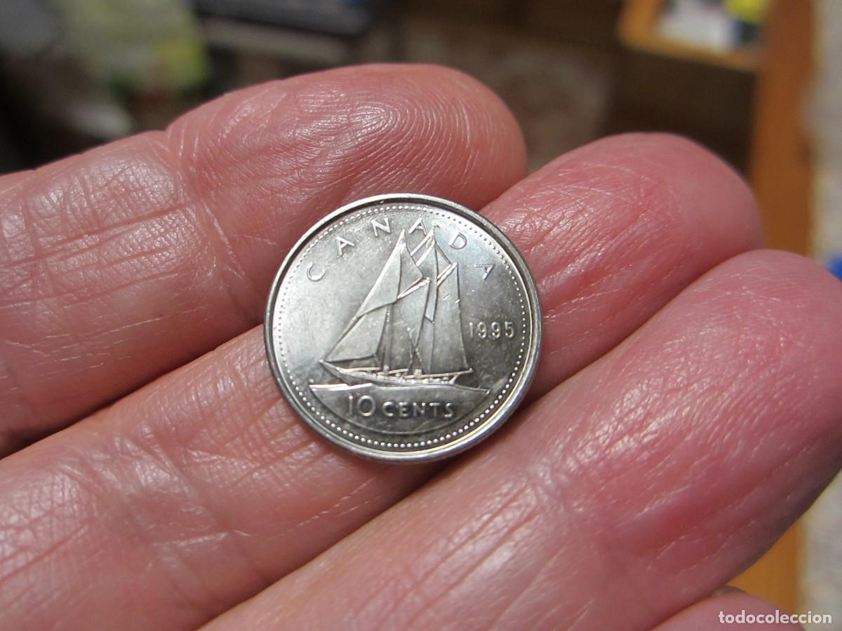 Monedas antiguas de Am&eacute;rica: MONEDA DE CANADA DE 10 CENTAVOS DE 1995 SC - Foto 2