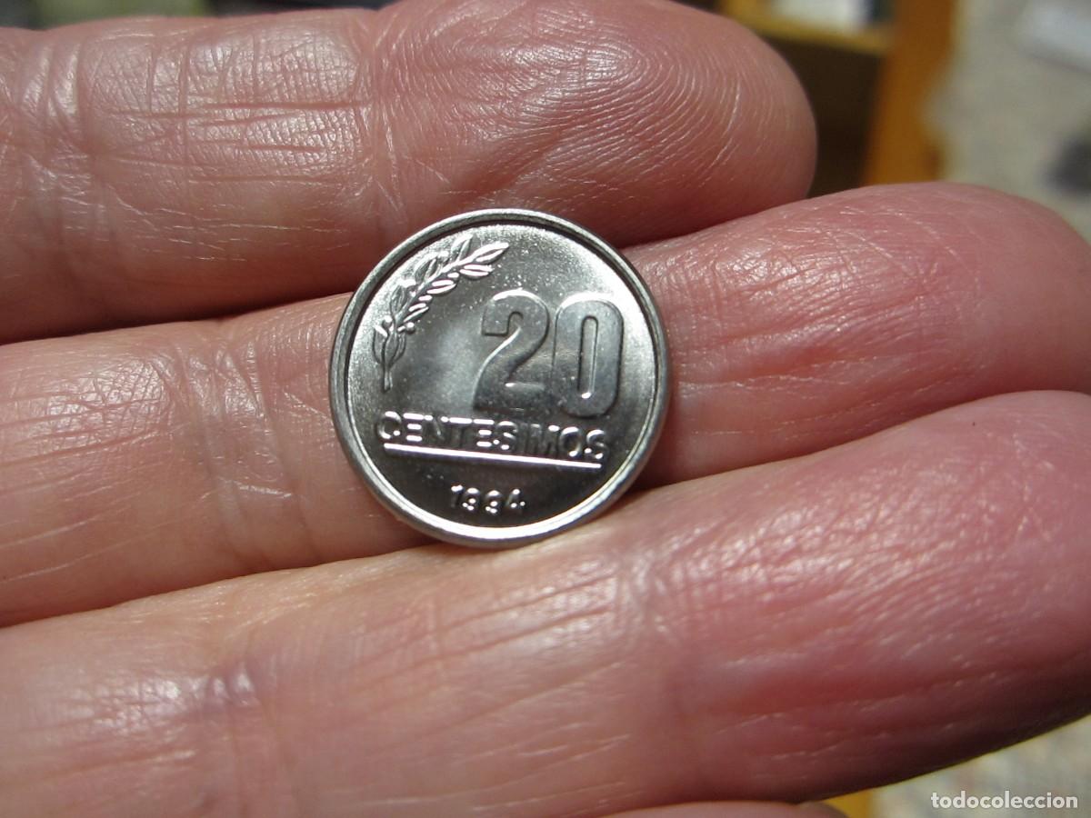 Monedas antiguas de Am&eacute;rica: MONEDA DE URUGUAY DE 20 CENTESIMOS DE 1994 SC - Foto 2