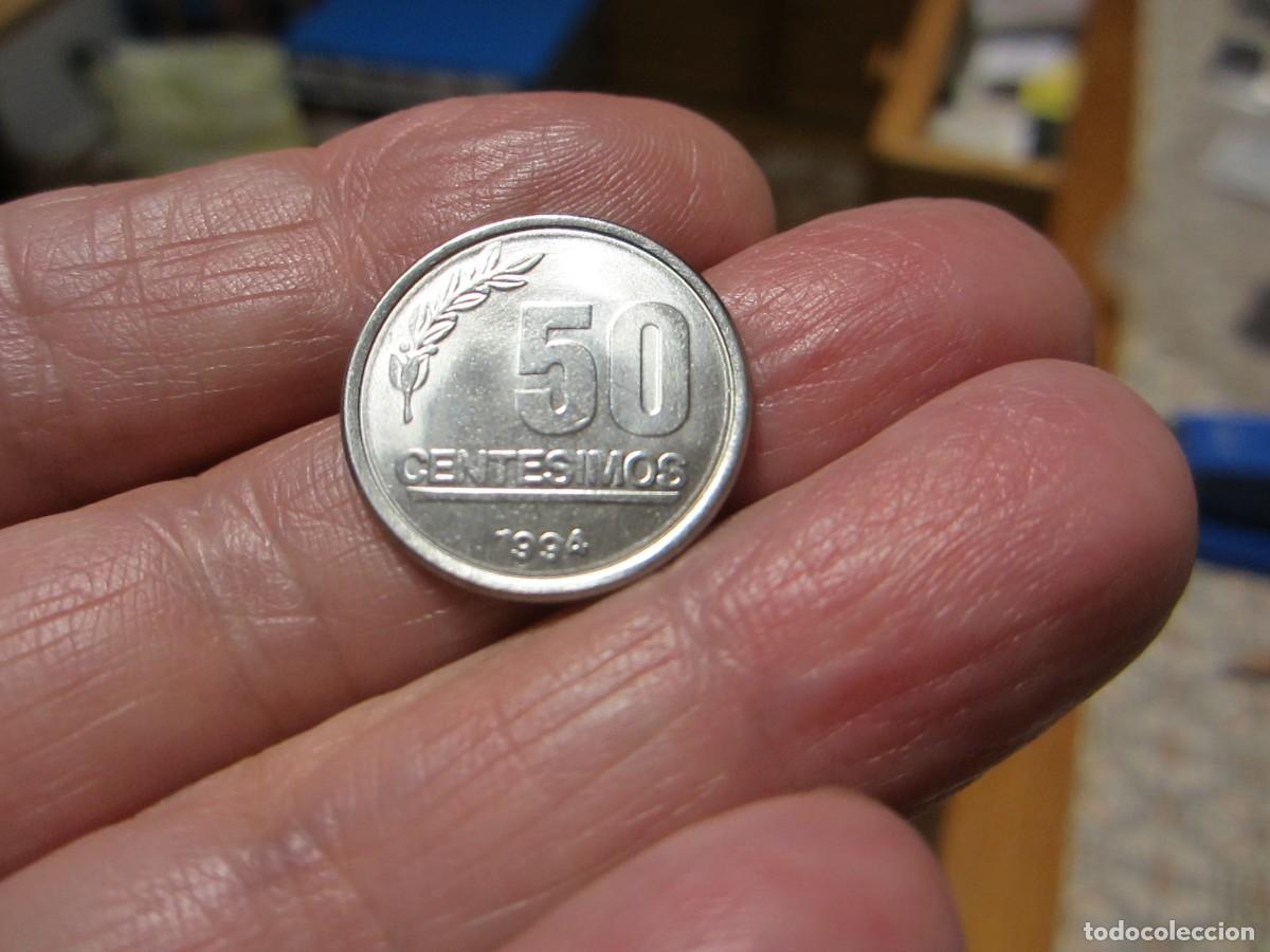 Monedas antiguas de Am&eacute;rica: MONEDA DE URUGUAY DE 50 CENTESIMOS DE 1994 SC - Foto 2