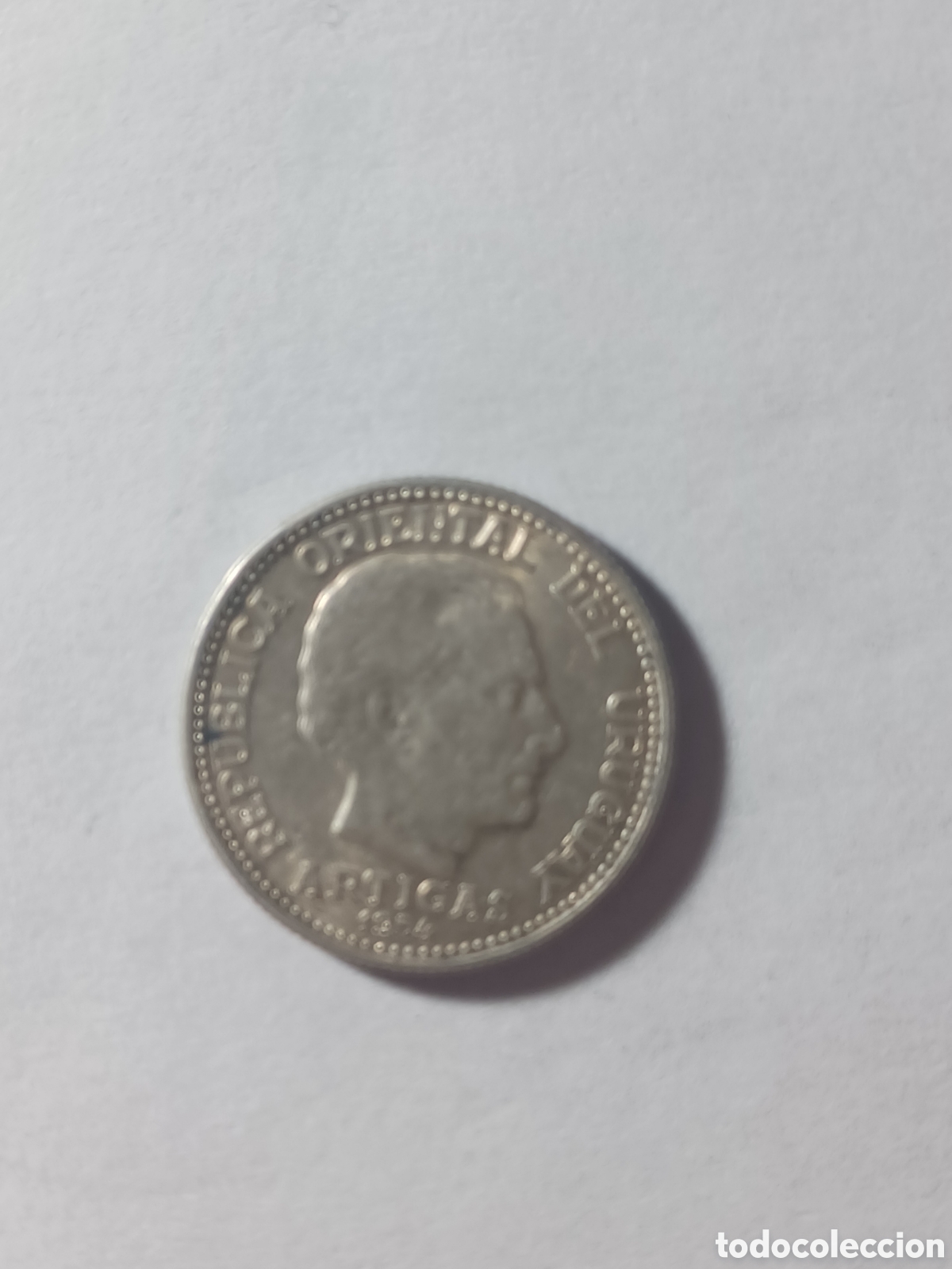 Monedas antiguas de Am&eacute;rica: 20 centimos 1954 Uruguay en plata - Foto 2