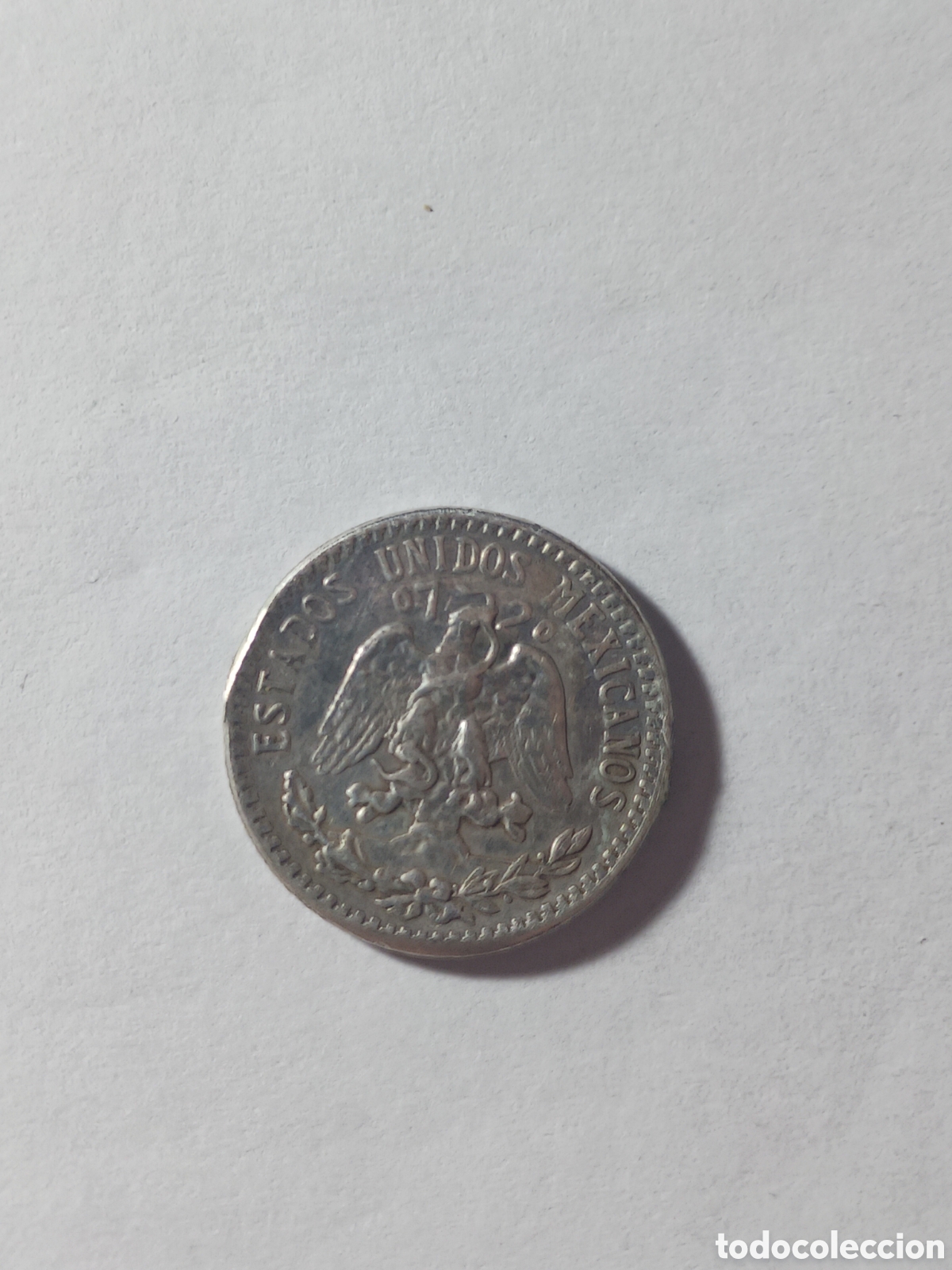 Monedas antiguas de Am&eacute;rica: 20 centimos 1942 mexico en plata - Foto 2