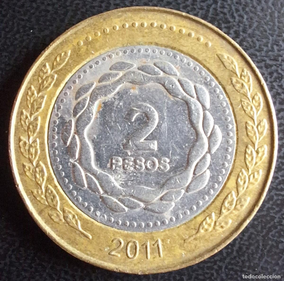 Monedas antiguas de Am&eacute;rica: 2 Pesos 2011 - Argentina - Foto 1