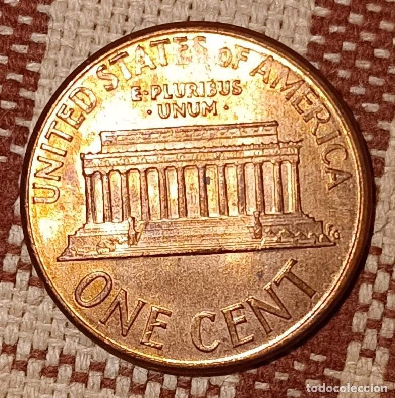 Monedas antiguas de Am&eacute;rica: Moneda de 1 centavo de 1990 - U.S.A. - Foto 2