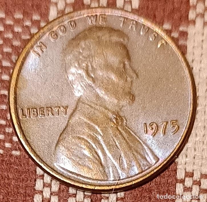 Monedas antiguas de Am&eacute;rica: Moneda de 1 centavo de 1975 - U.S.A. - Foto 1