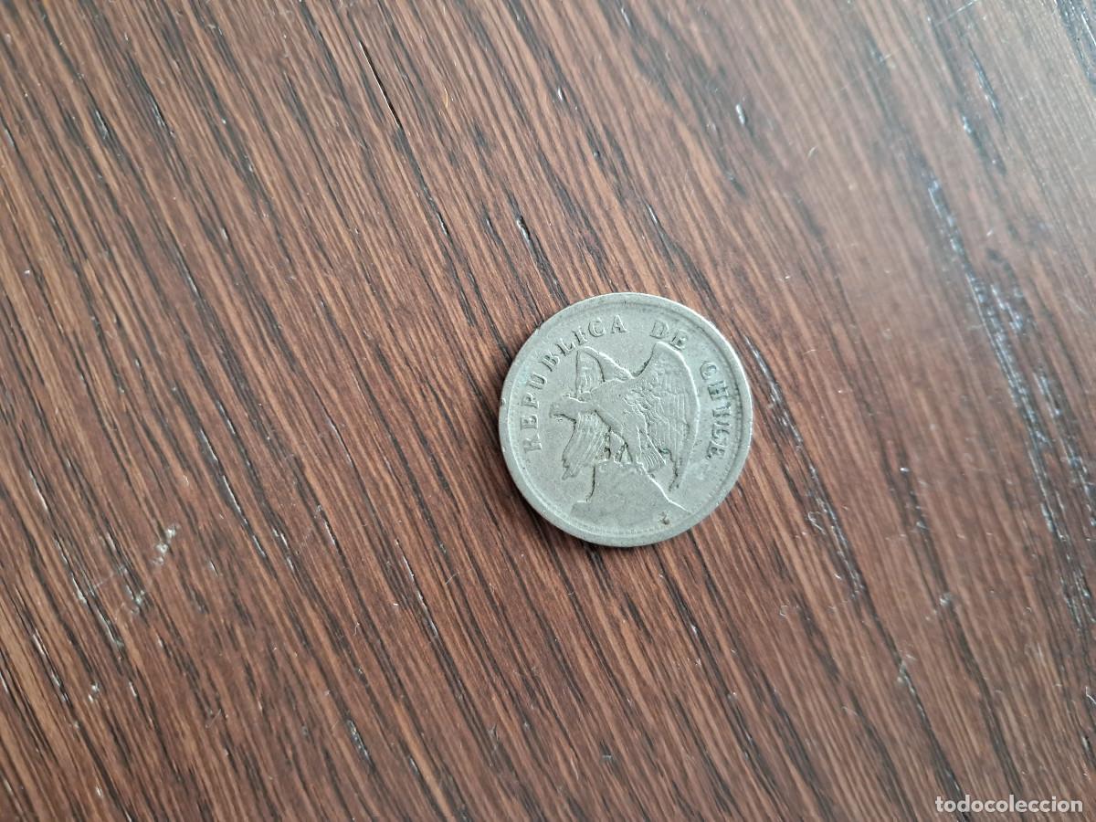 Monedas antiguas de Am&eacute;rica: moneda de Chile, 20 centavos, a&ntilde;o 1924 - Foto 1
