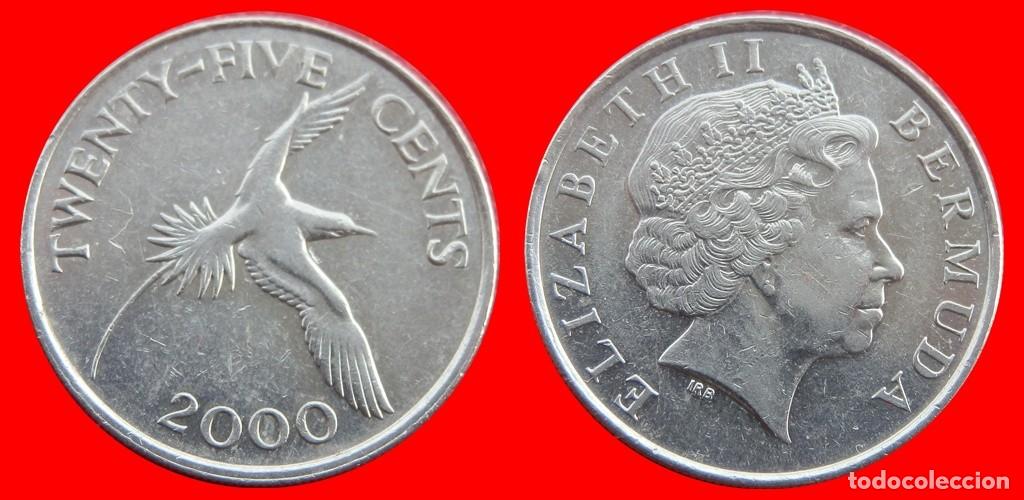 Monedas antiguas de Am&eacute;rica: 25 CENTAVOS 2000 BERMUDA-117164 - Foto 1
