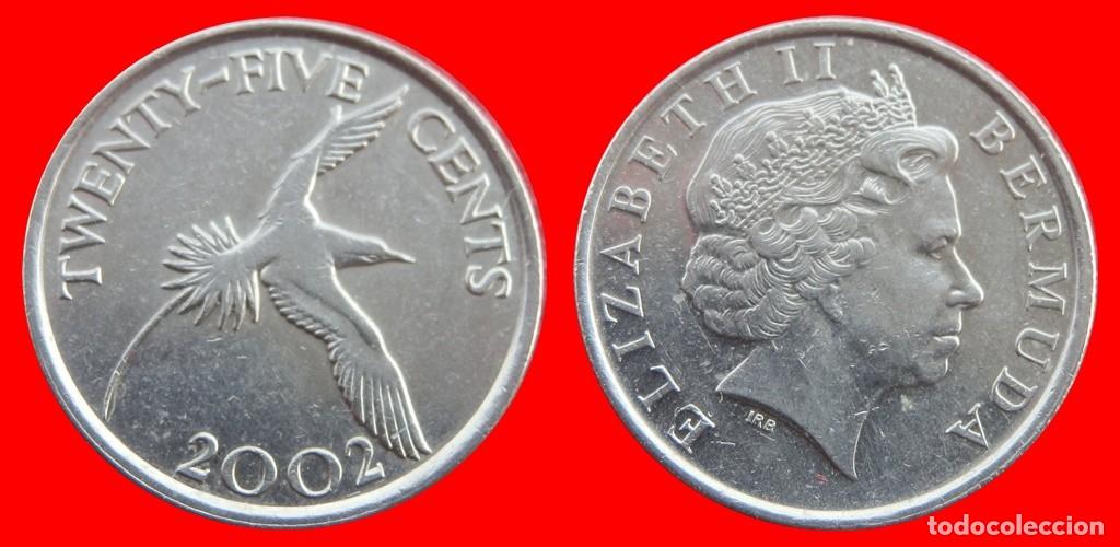 Monedas antiguas de Am&eacute;rica: 25 CENTAVOS 2002 BERMUDA-117165 - Foto 1