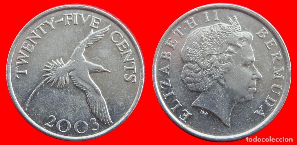 Monedas antiguas de Am&eacute;rica: 25 CENTAVOS 2003 BERMUDA-117166 - Foto 1