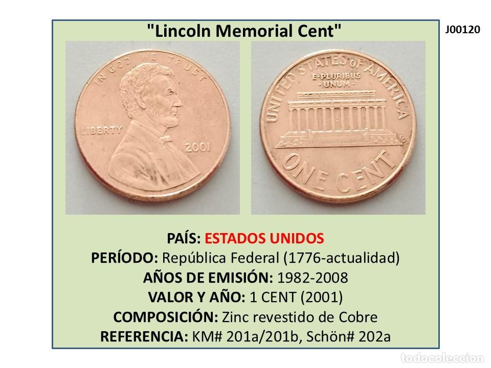 Monedas antiguas de Am&eacute;rica: MONEDA DE 1 CENT (2001) (ESTADOS UNIDOS) - Foto 1
