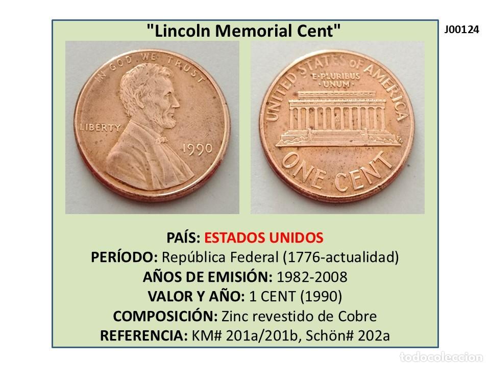 Monedas antiguas de Am&eacute;rica: MONEDA DE 1 CENT (1990) (ESTADOS UNIDOS) - Foto 1