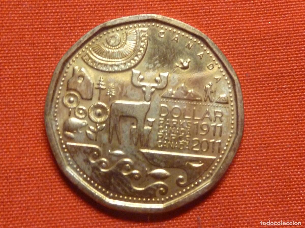 Monedas antiguas de Am&eacute;rica: CANADA DOLLAR DORADA 2011 S/C - Foto 2