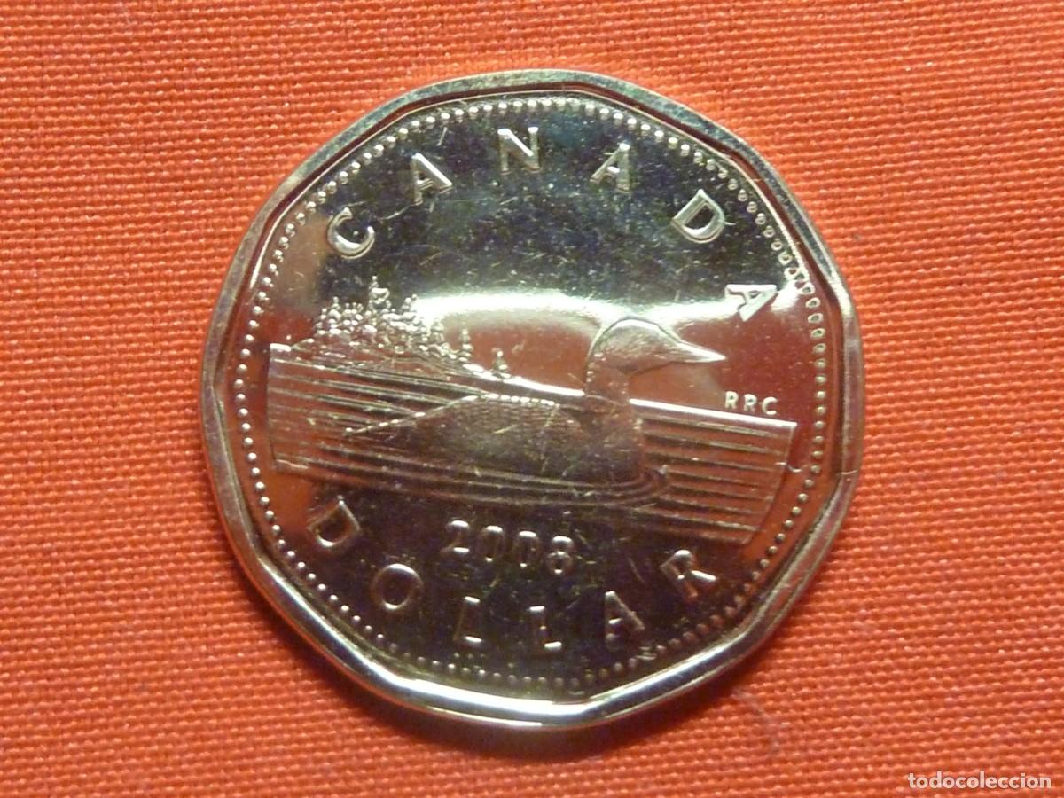 Monedas antiguas de Am&eacute;rica: CANADA DOLLAR DORADA 2008 S/C - Foto 2