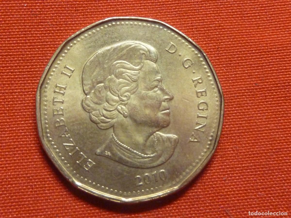 Monedas antiguas de Am&eacute;rica: CANADA DOLLAR DORADA 2010 S/C - Foto 1