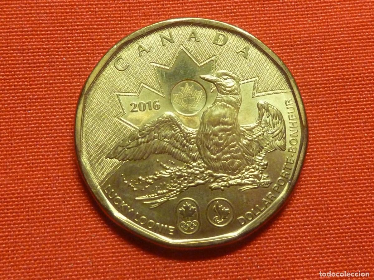 Monedas antiguas de Am&eacute;rica: CANADA DOLLAR DORADA 2016 S/C - Foto 2
