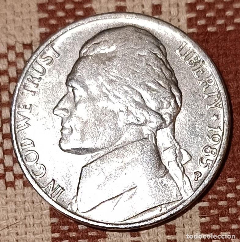 Monedas antiguas de Am&eacute;rica: Moneda de 5 centavos de 1985 - U.S.A. - Foto 2