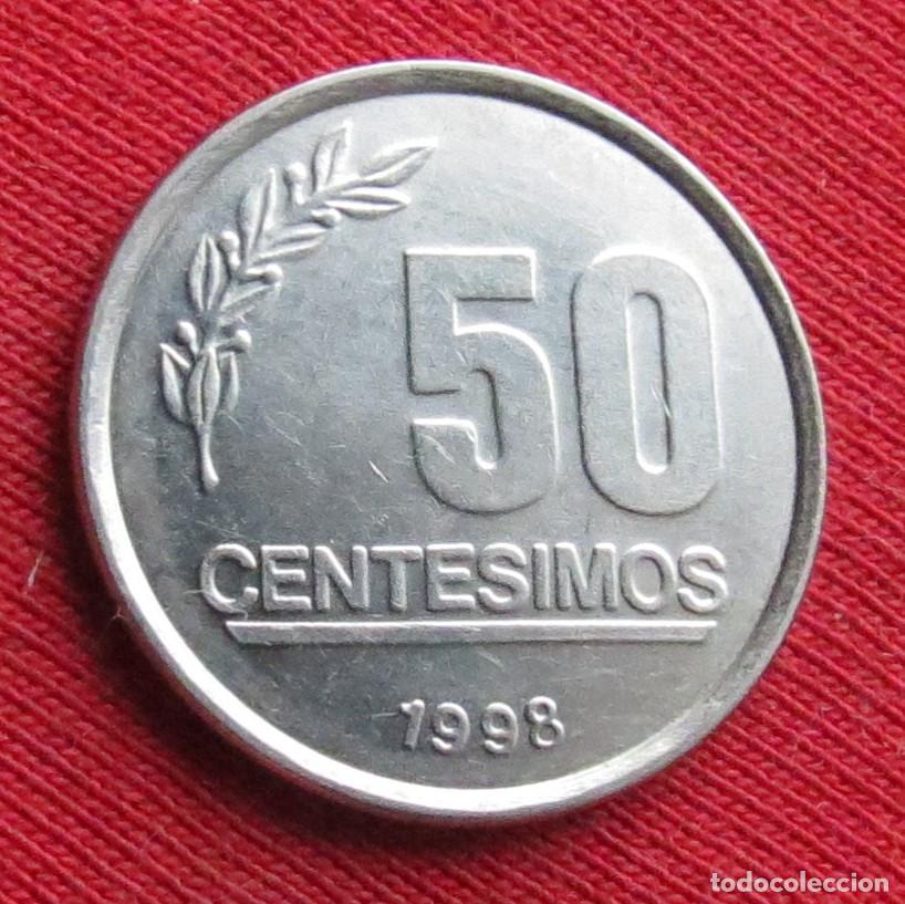 Monedas antiguas de Am&eacute;rica: Uruguay 50 centesimos 1998 - Foto 1