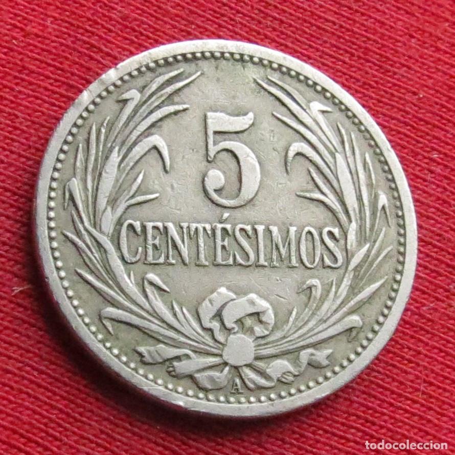 Monedas antiguas de Am&eacute;rica: Uruguay 5 centesimos 1909 - Foto 1