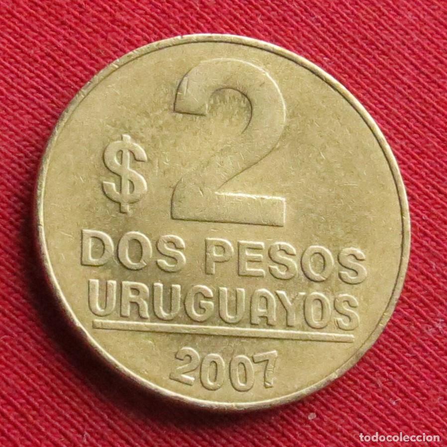 Monedas antiguas de Am&eacute;rica: Uruguay 2 pesos 2007 - Foto 1
