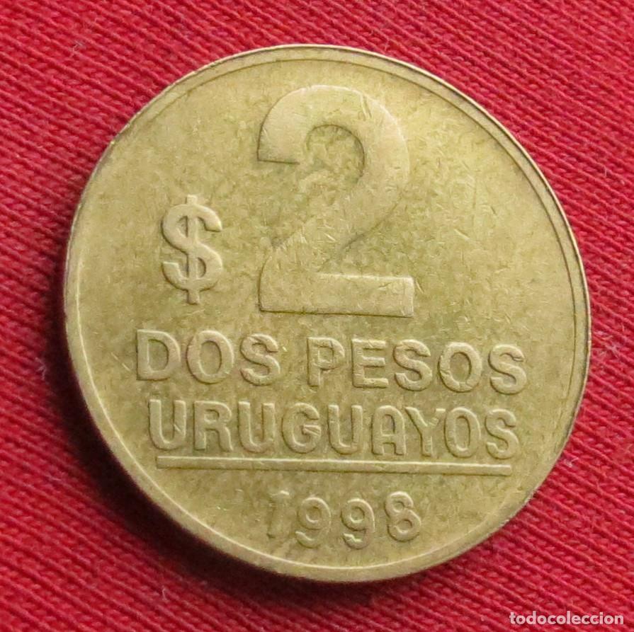 Monedas antiguas de Am&eacute;rica: Uruguay 2 pesos 1998 - Foto 1