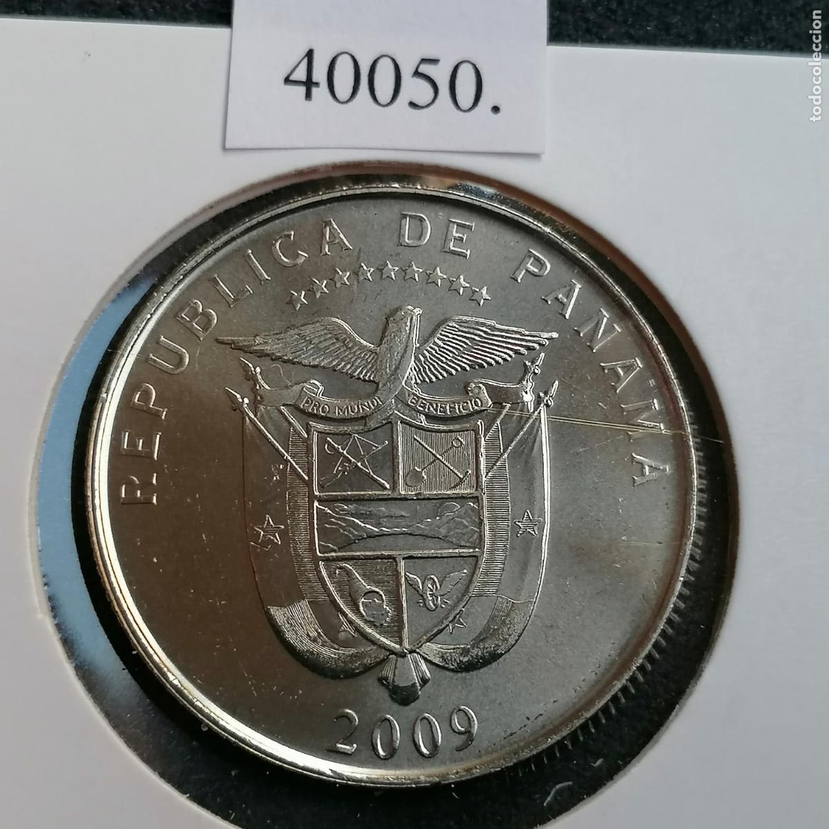 Monedas antiguas de Am&eacute;rica: Panama 50 c&eacute;ntimos 2009, 40050 mo - Foto 2