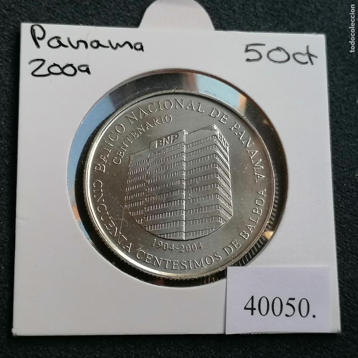 Monedas antiguas de Am&eacute;rica: Panama 50 c&eacute;ntimos 2009, 40050 mo - Foto 1