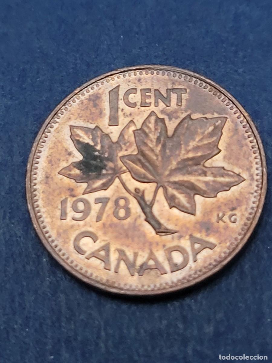 Monedas antiguas de Am&eacute;rica: Moneda 1 centavo 1978 Canad&aacute; - Foto 2
