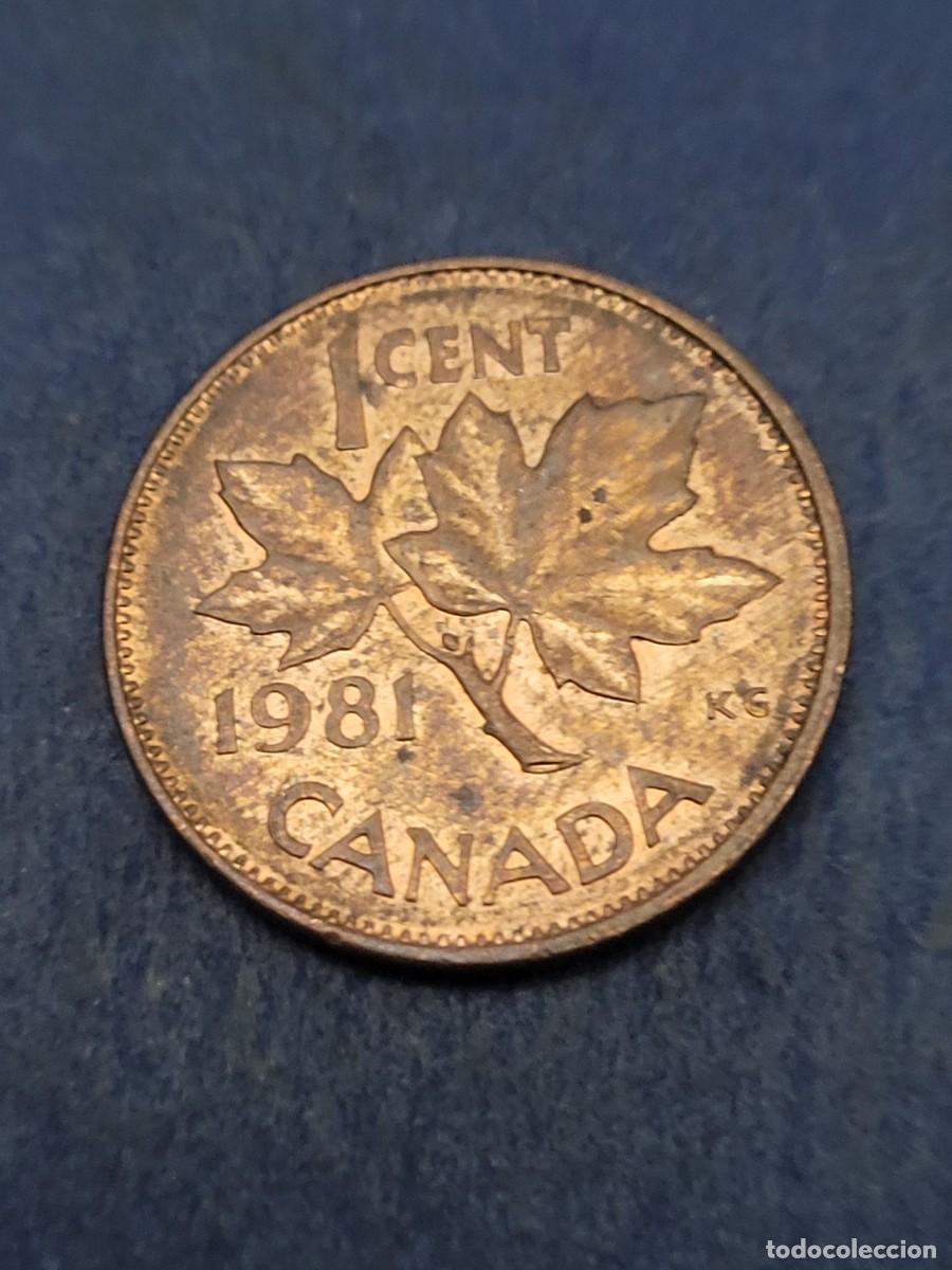 Monedas antiguas de Am&eacute;rica: Moneda 1 centavo 1981 Canad&aacute; - Foto 2
