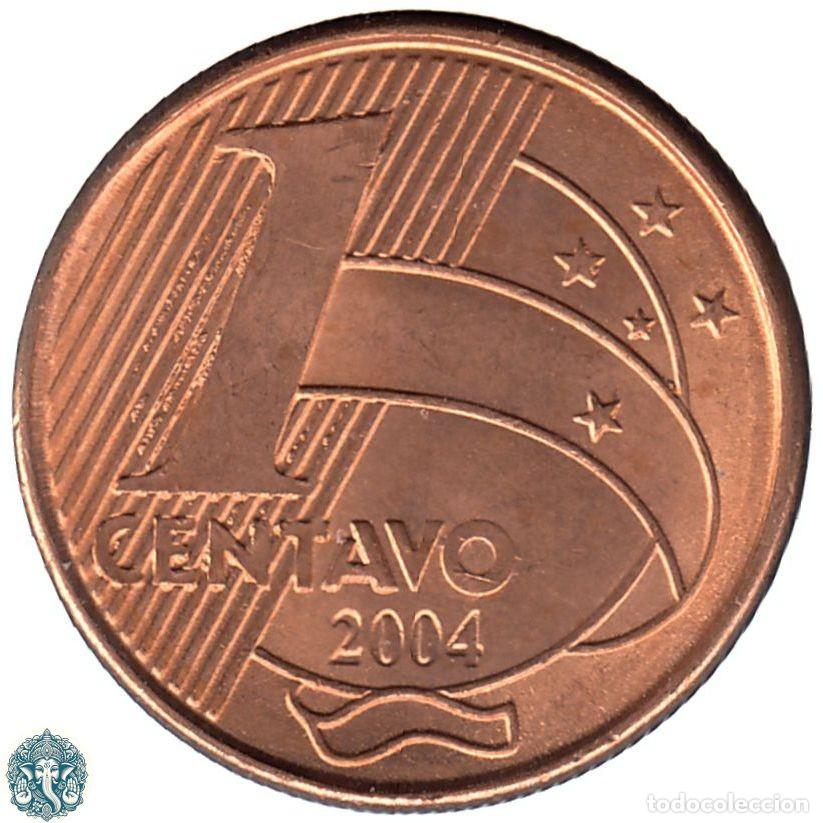 Monedas antiguas de Am&eacute;rica: BRASIL 1 Centavo 2004 KM#647 - Foto 2