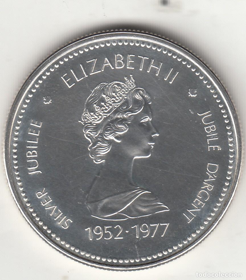Monedas antiguas de Am&eacute;rica: CANADA: DOLLAR PLATA 1977 - Foto 2