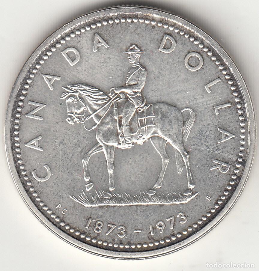 Monedas antiguas de Am&eacute;rica: CANADA: DOLLAR PLATA 1973 - Foto 1