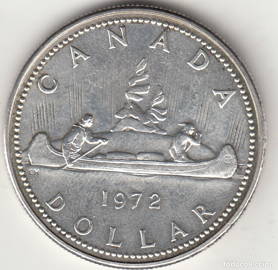 Monedas antiguas de Am&eacute;rica: CANADA: DOLLAR PLATA 1972 - Foto 1