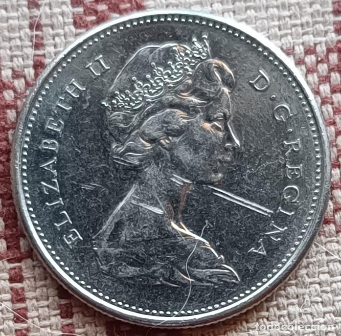 Monedas antiguas de Am&eacute;rica: Moneda de 25 cents de 1978 - C&aacute;nada - Foto 2