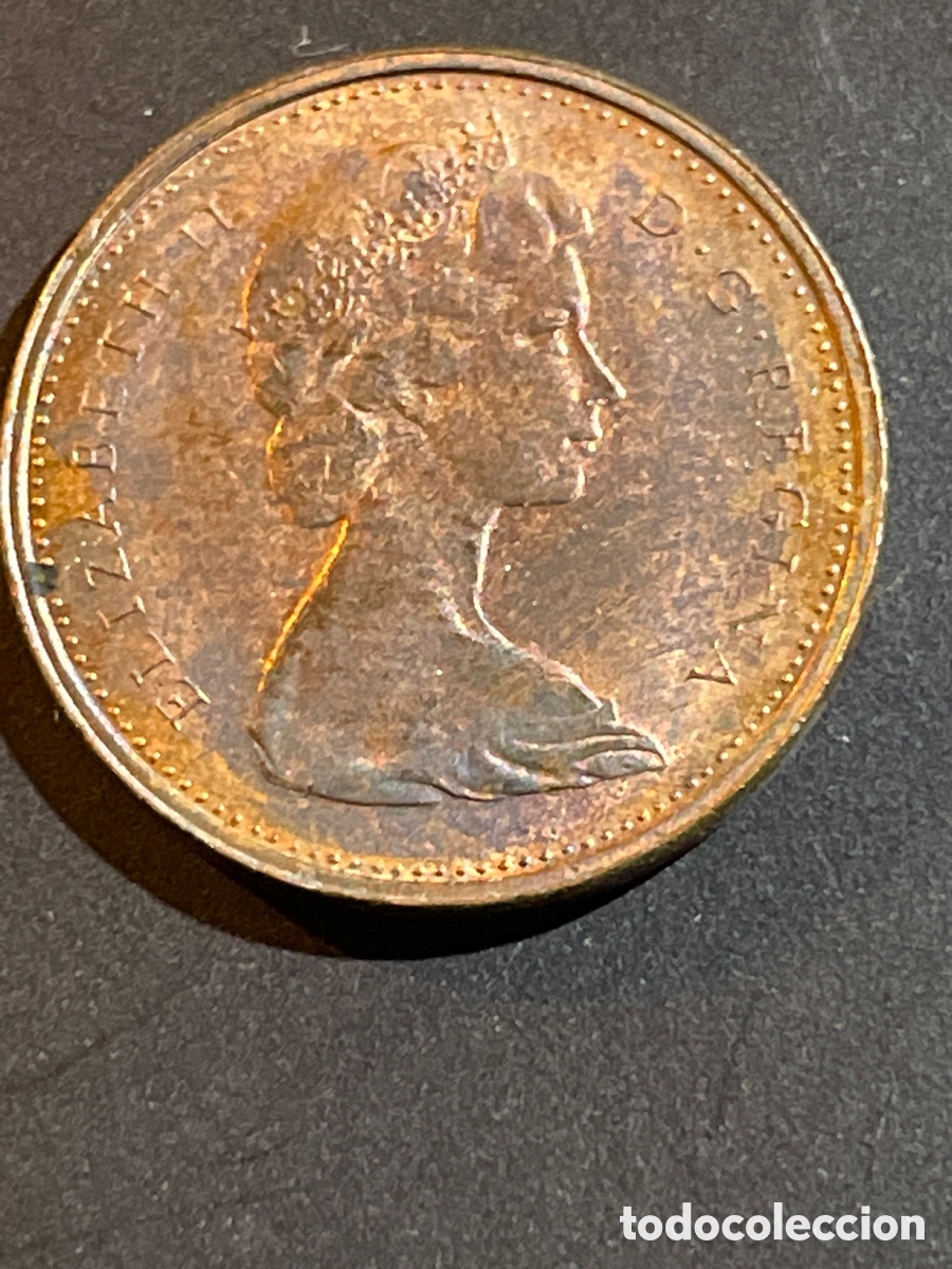 Monedas antiguas de Am&eacute;rica: Canad&aacute; 1 cent a&ntilde;o 1974 - Foto 2