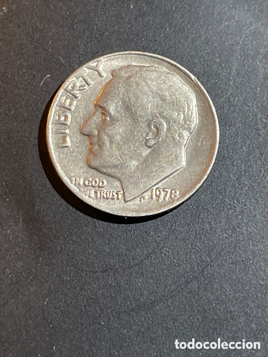Monedas antiguas de Am&eacute;rica: EEUU ONE dime a&ntilde;o 1978 - Foto 1
