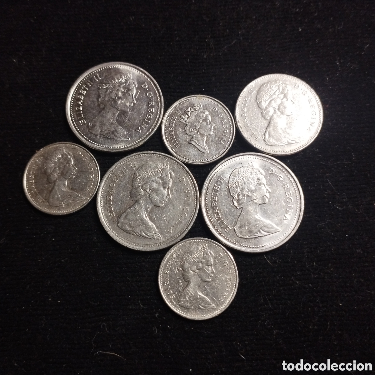 Monedas antiguas de Am&eacute;rica: Lote x 7 monedas. Canad&aacute; - Foto 1