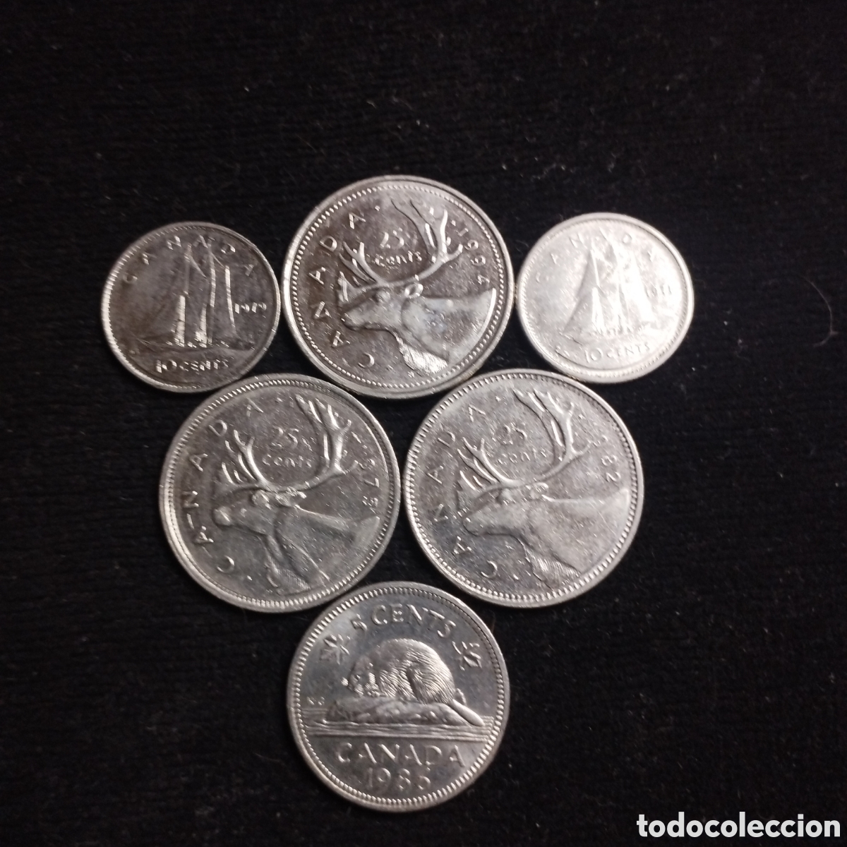 Monedas antiguas de Am&eacute;rica: Lote x 6 monedas. Canad&aacute;. - Foto 2