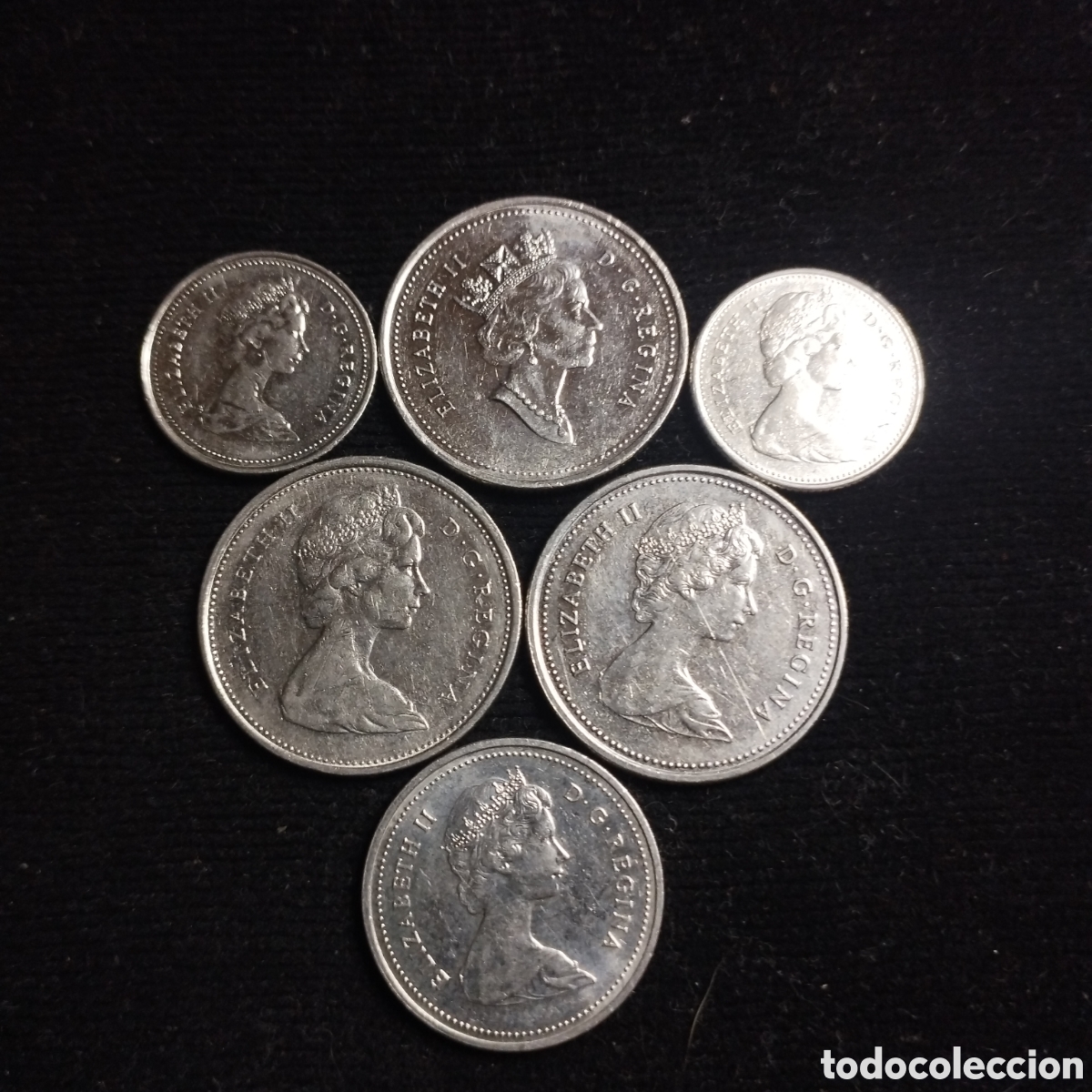 Monedas antiguas de Am&eacute;rica: Lote x 6 monedas. Canad&aacute;. - Foto 1