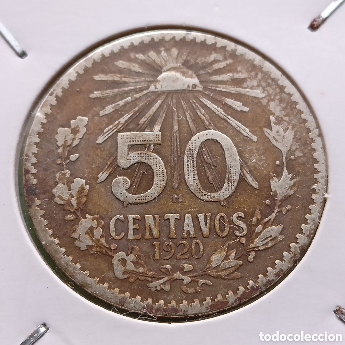 Monedas antiguas de Am&eacute;rica: 50 Centavos 1920. M&eacute;xico. - Foto 1